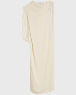 BONDI BORN Maxi Dresses|Dresses*Ardea Asymmetric Maxi Dress - Pearl