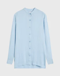 BONDI BORN Tops|Matching Separates*Ardea Long Sleeve Shirt - Hydrangea