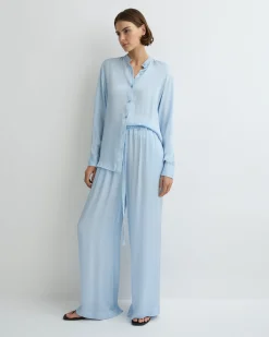 BONDI BORN Pants & Shorts|Matching Separates*Ardea Luxe Pant - Hydrangea