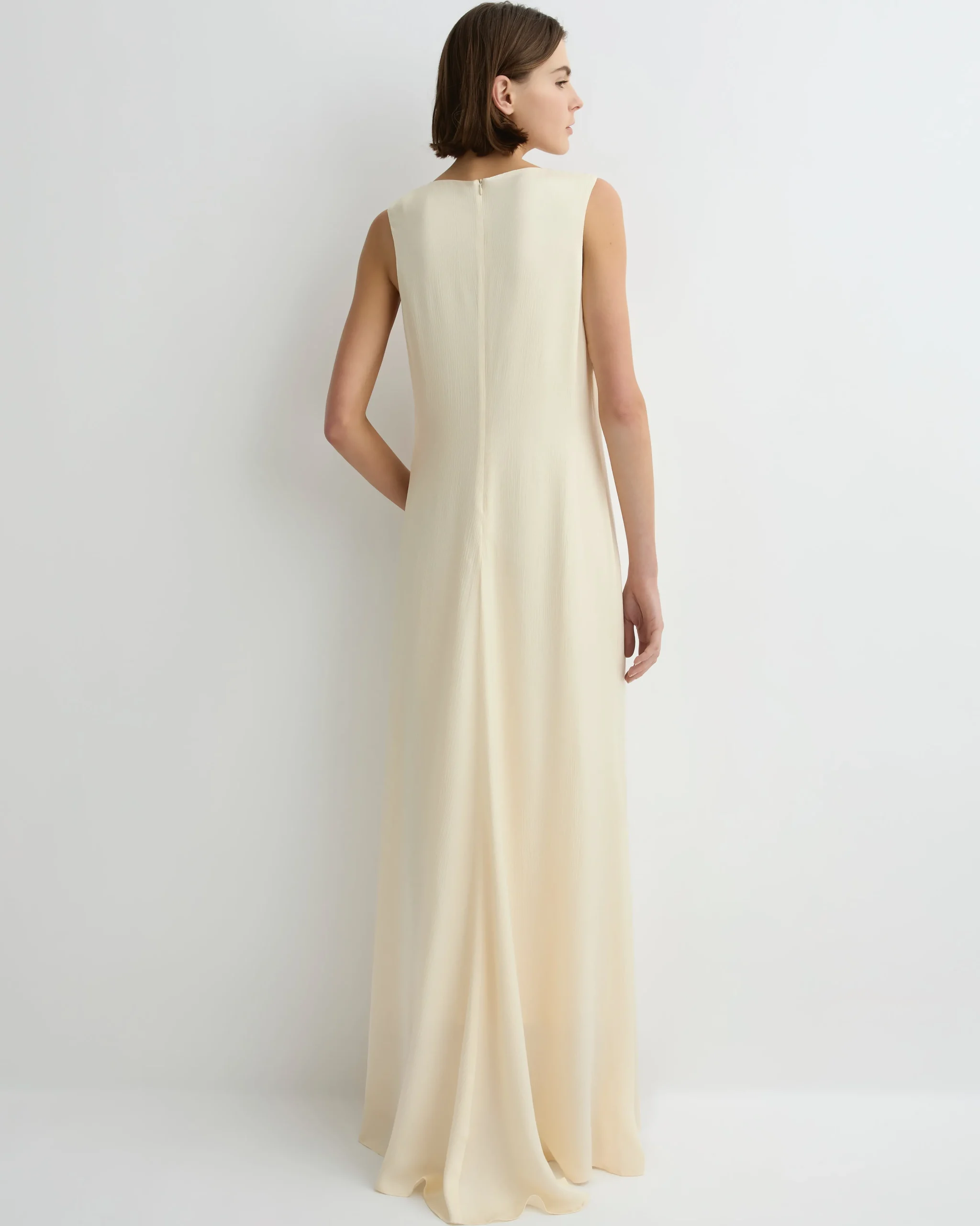 BONDI BORN Maxi Dresses|Dresses*Ardea Twist Shoulder Maxi Dress - Pearl