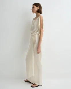 BONDI BORN Maxi Dresses|Dresses*Ardea Wrap Dress - Pearl