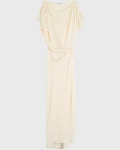BONDI BORN Maxi Dresses|Dresses*Ardea Wrap Dress - Pearl