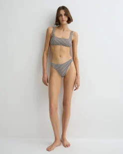 BONDI BORN Bikini Tops*Aria Bikini Top - Mocha Dot (Embodee™) mocha-dot