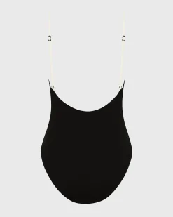 BONDI BORN One Pieces*Bernadette One Piece - Black & Porcelain (Embodee™ ) BLC