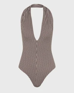 BONDI BORN One Pieces*Blair One Piece - Mocha Dot (Embodee™) mocha-dot