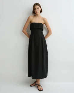 BONDI BORN Midi Dresses|Maxi Dresses*Bormio Bandeau Maxi Dress - Black