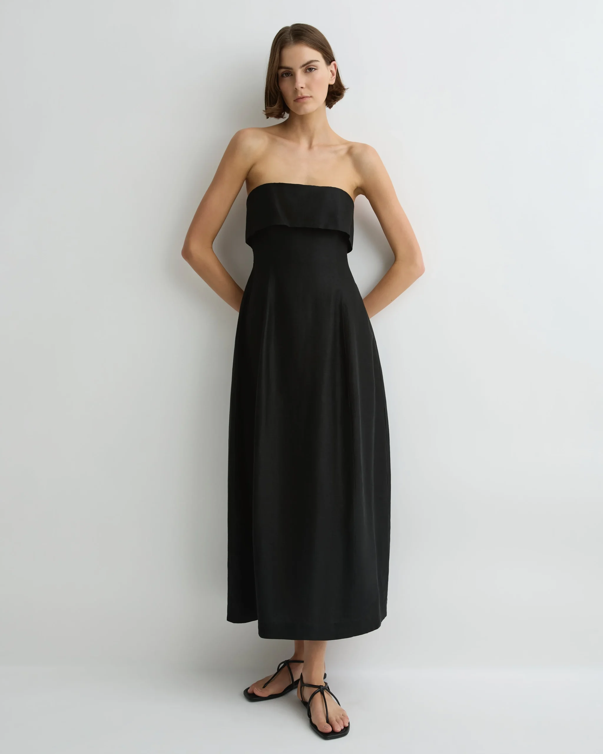 BONDI BORN Midi Dresses|Maxi Dresses*Bormio Bandeau Maxi Dress - Black