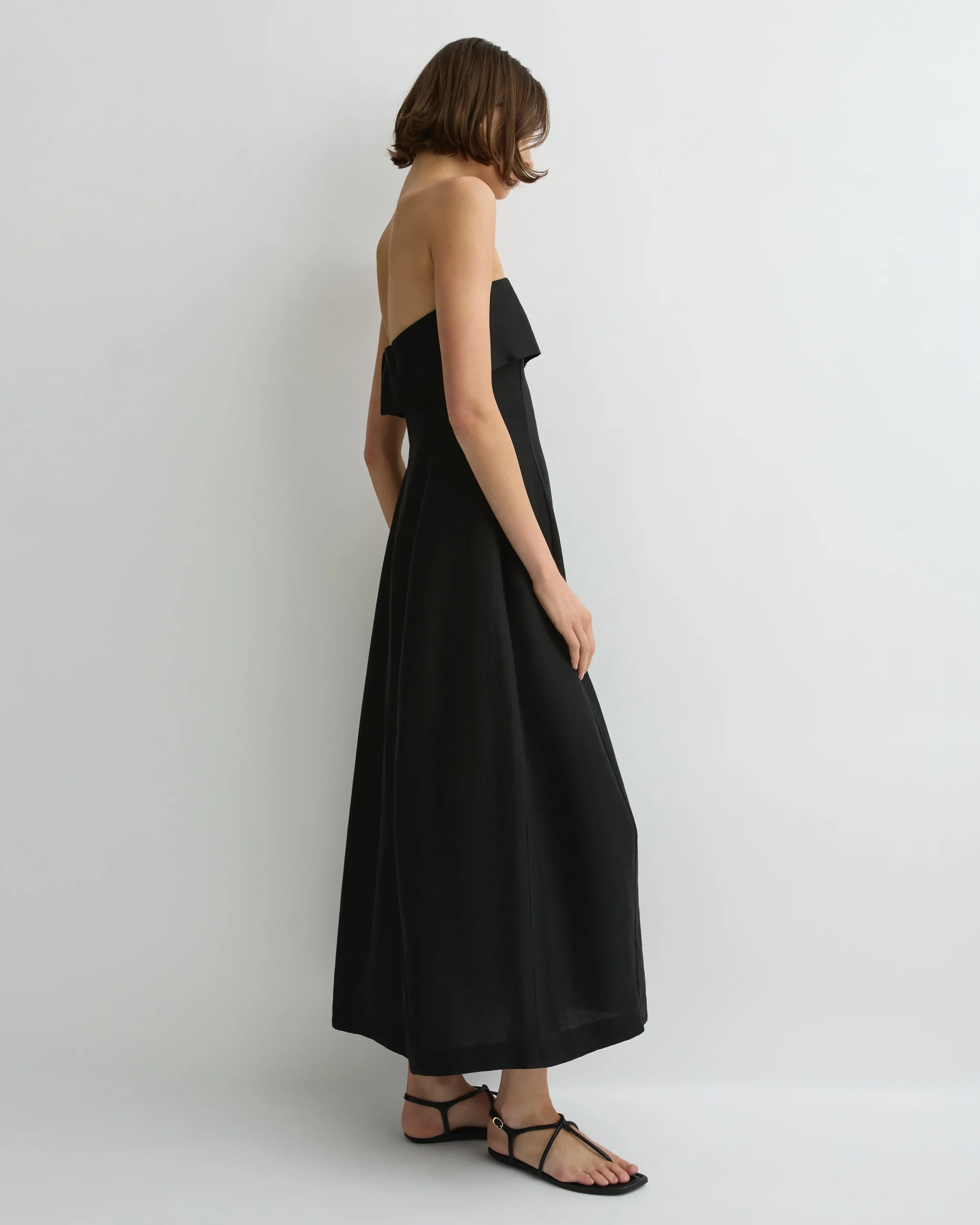 BONDI BORN Midi Dresses|Maxi Dresses*Bormio Bandeau Maxi Dress - Black