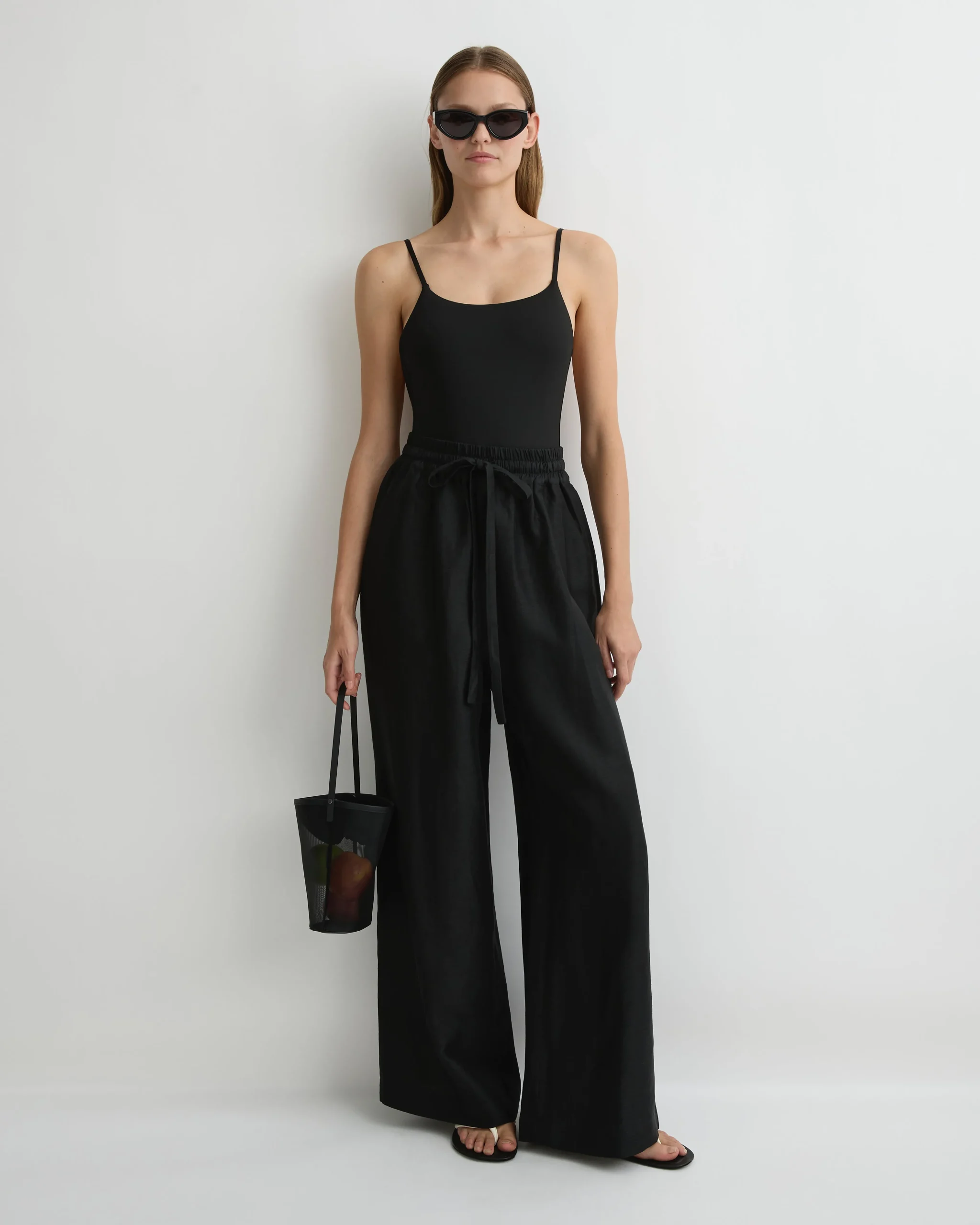 BONDI BORN Pants & Shorts|Matching Separates*Bormio Luxe Pant - Black