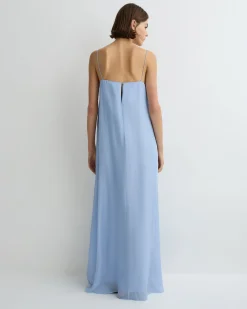 BONDI BORN Maxi Dresses|Dresses*Capri Silk Cami Dress - Sky