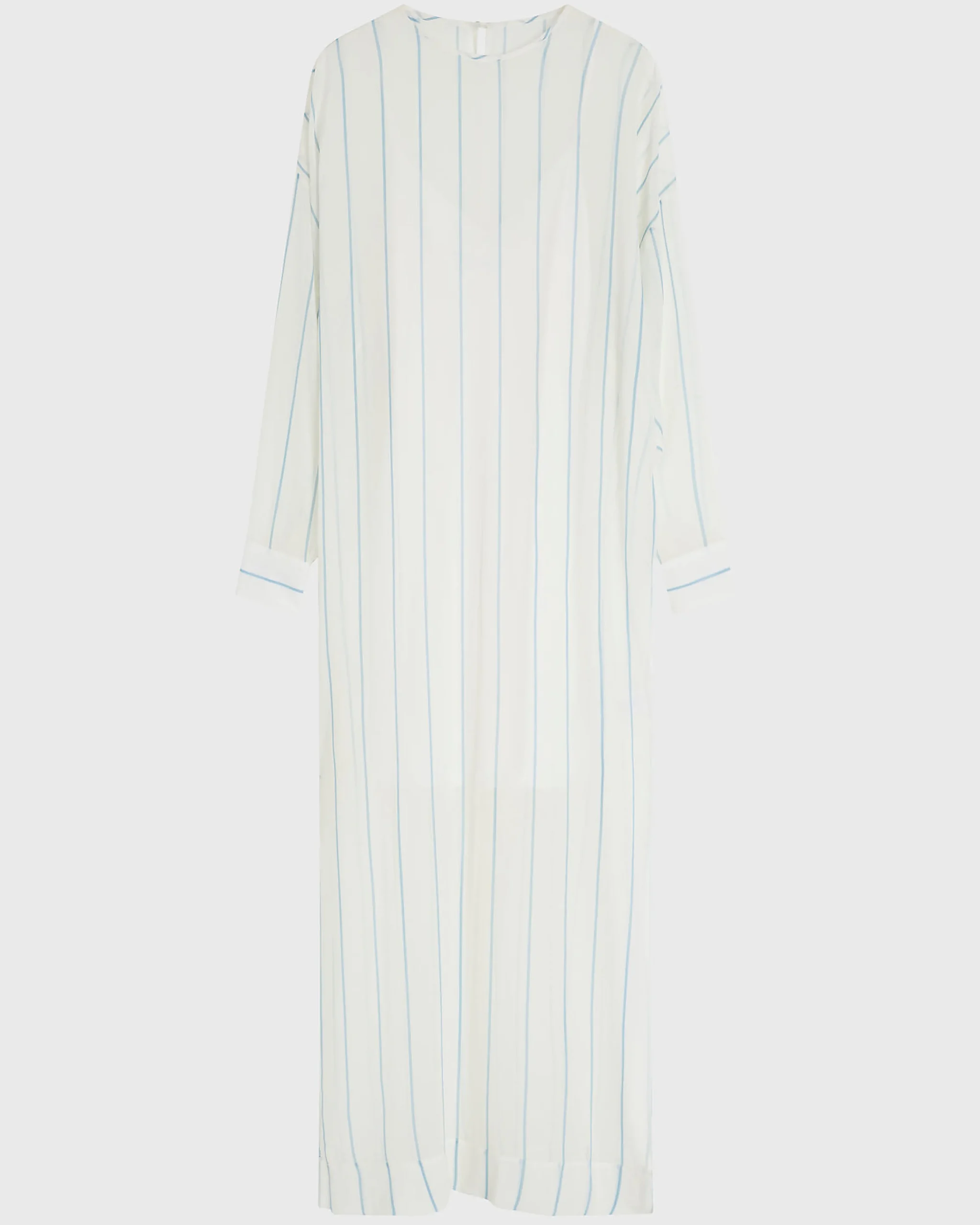 BONDI BORN Cover-ups|Maxi Dresses*Capri Silk Tunic Dress - Smoke Stripe