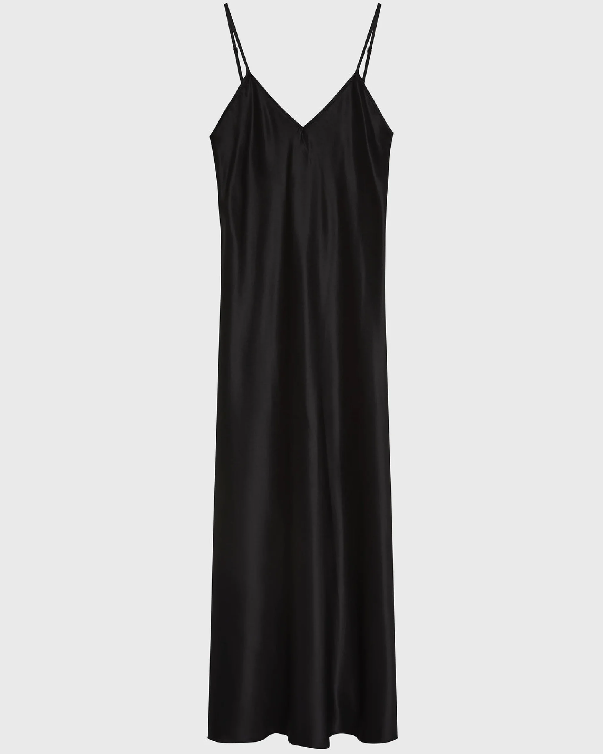 BONDI BORN Midi Dresses|Maxi Dresses*Como Long Bias Slip Dress - Black