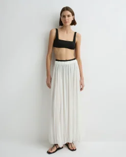 BONDI BORN Skirts|Cover-ups*Cremona Balloon Skirt - White