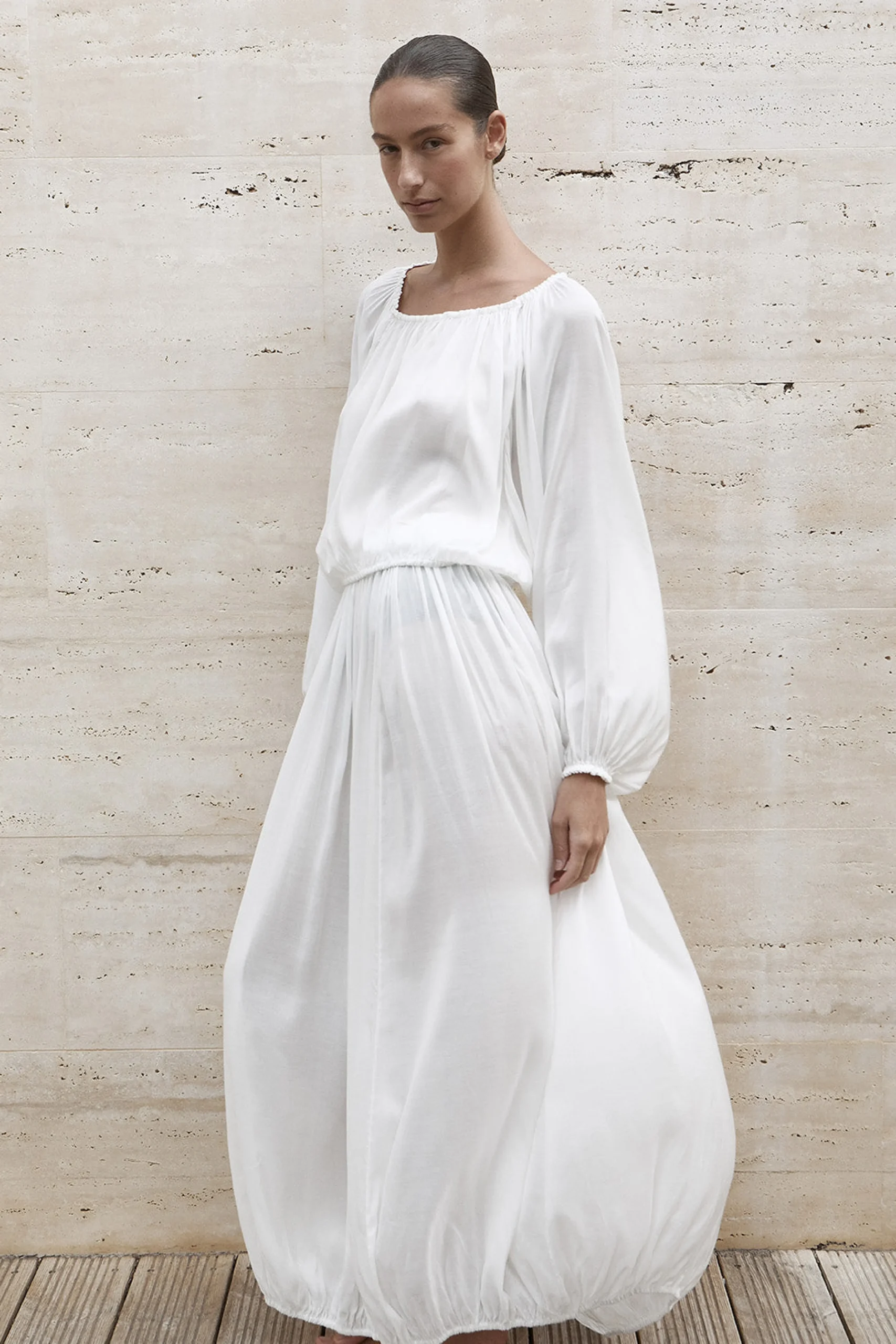 BONDI BORN Skirts|Cover-ups*Cremona Balloon Skirt - White