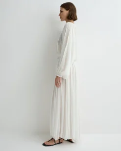 BONDI BORN Cover-ups|Tops*Cremona Balloon Top - White