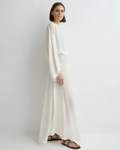 BONDI BORN Cover-ups|Tops*Cremona Kimono Top - White