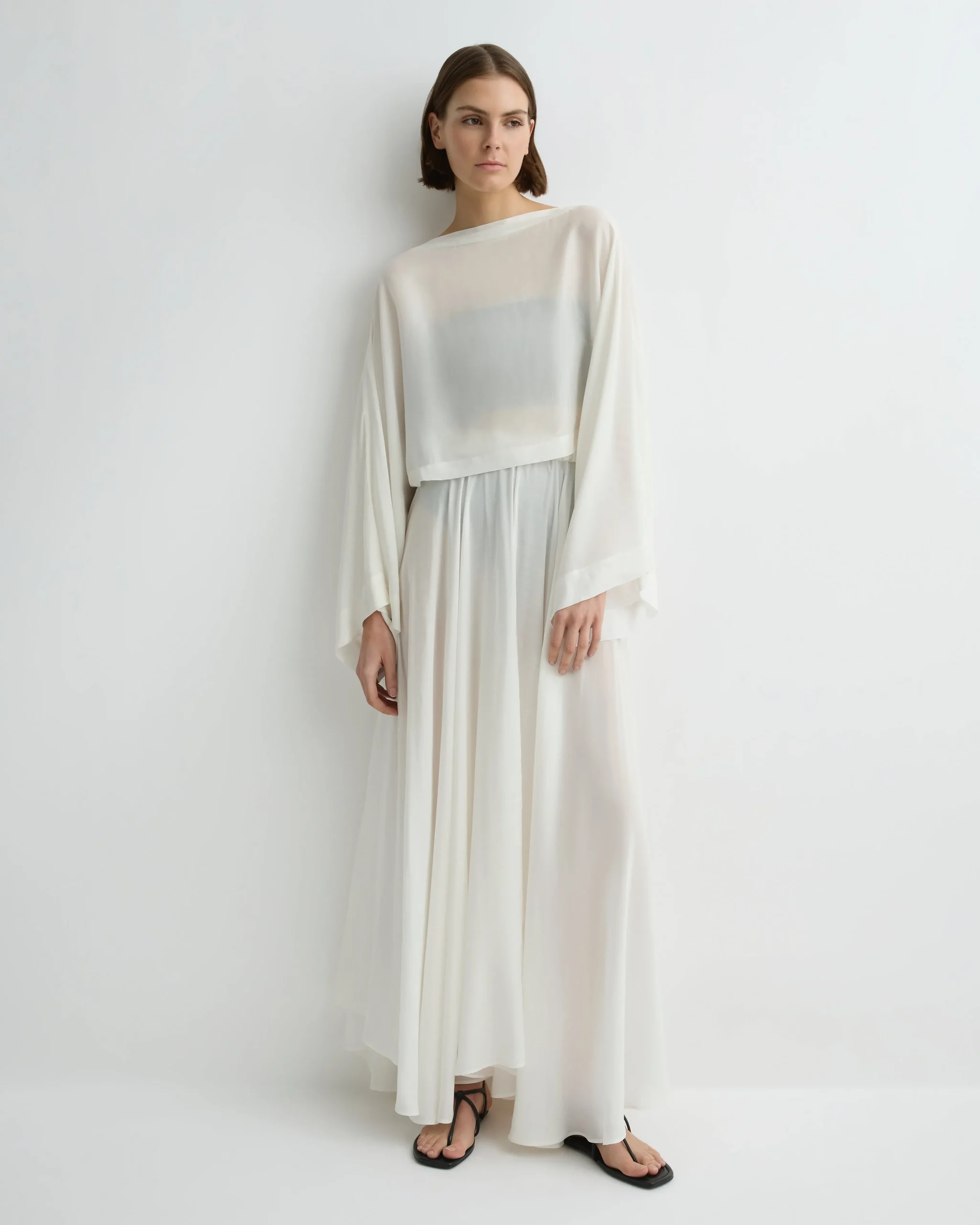 BONDI BORN Matching Separates|Cover-ups*Cremona Maxi Skirt - White