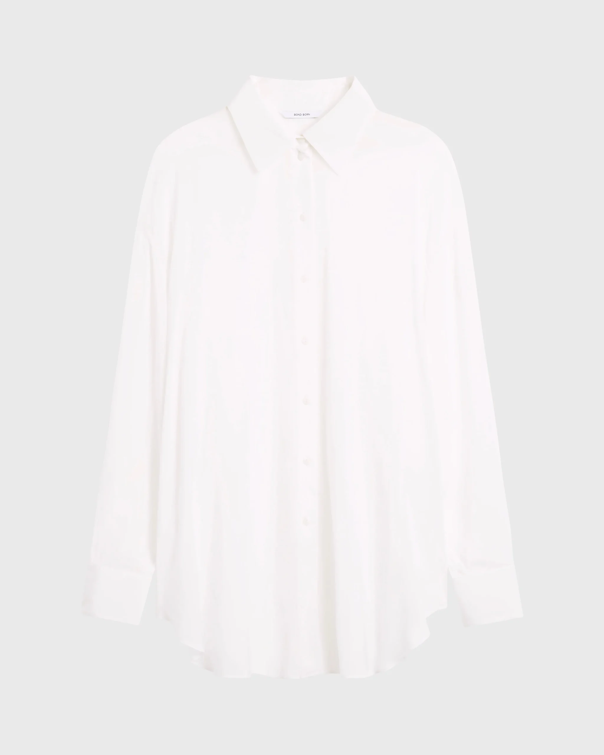 BONDI BORN Cover-ups|Tops*Cremona Oversize Shirt - White