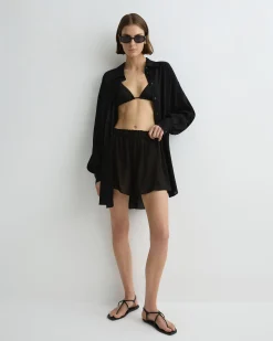 BONDI BORN Cover-ups|Pants & Shorts*Cremona Short - Black