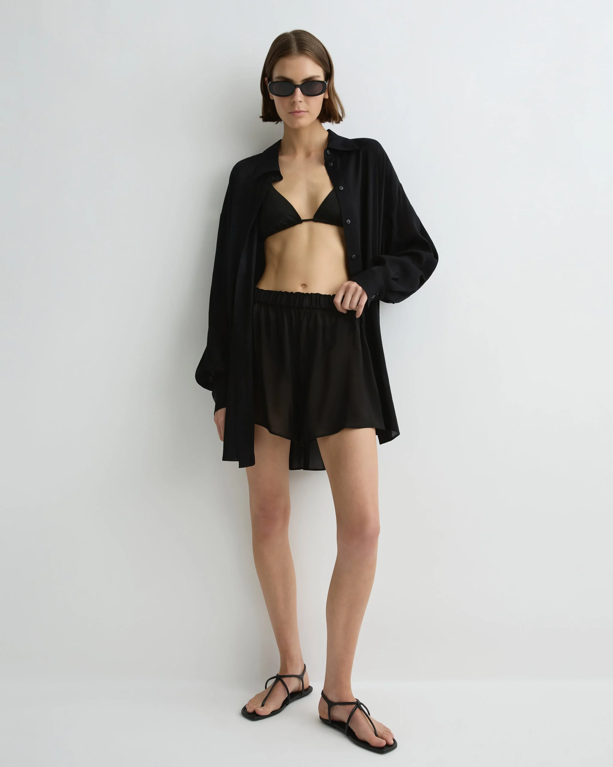 BONDI BORN Cover-ups|Pants & Shorts*Cremona Short - Black