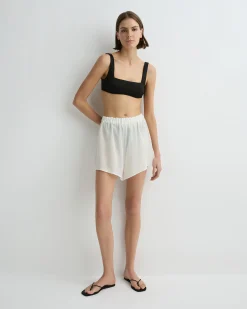 BONDI BORN Cover-ups|Pants & Shorts*Cremona Short - White