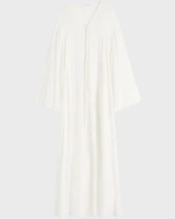 BONDI BORN Cover-ups*Cremona Tie-Front Maxi Coverup - White