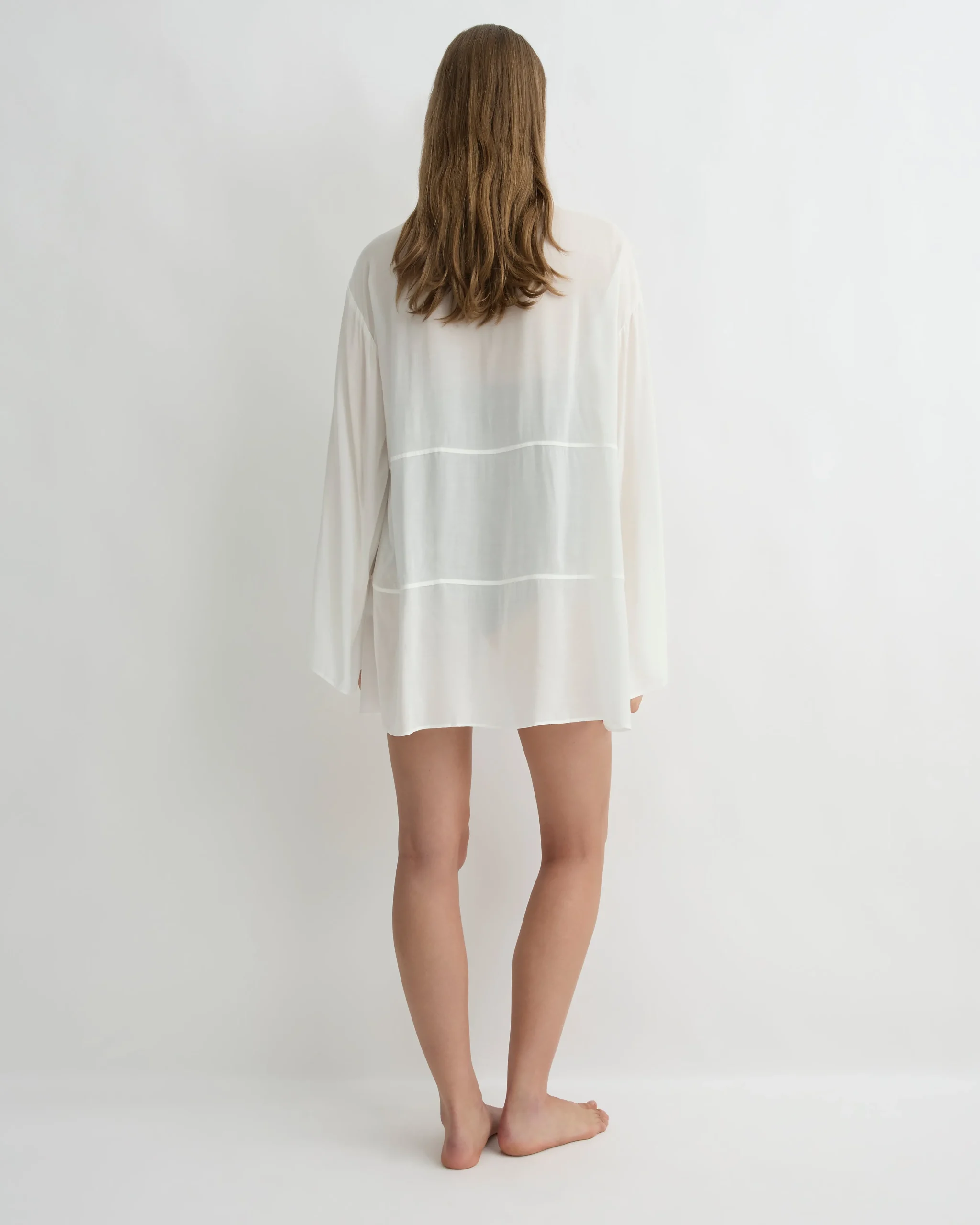 BONDI BORN Cover-ups*Cremona Tie-Front Mini Coverup - White