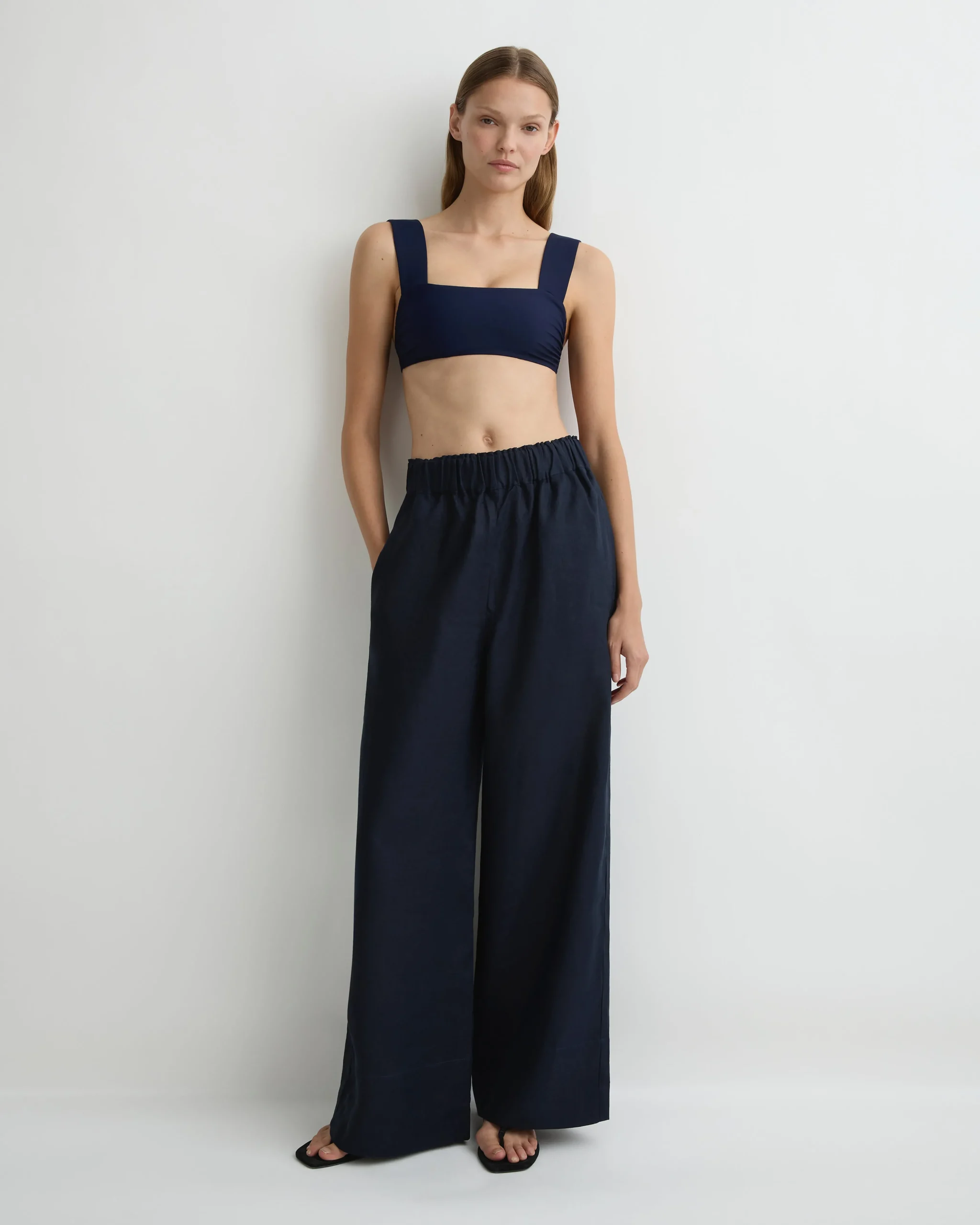 BONDI BORN Bikini Tops*Elle Bikini Top - (Sculpteur®) Navy