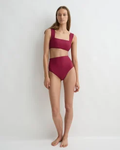 BONDI BORN Bikini Bottoms*Faith Bikini Bottom - (Sculpteur®) mulberry
