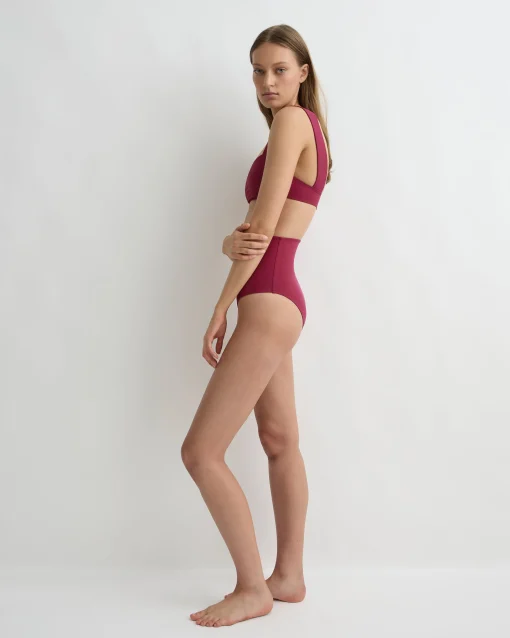 BONDI BORN Bikini Bottoms*Faith Bikini Bottom - (Sculpteur®) mulberry ...