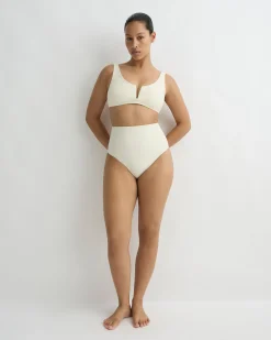 BONDI BORN Bikini Bottoms*Faith Bikini Bottom - (Sculpteur®) Pearl