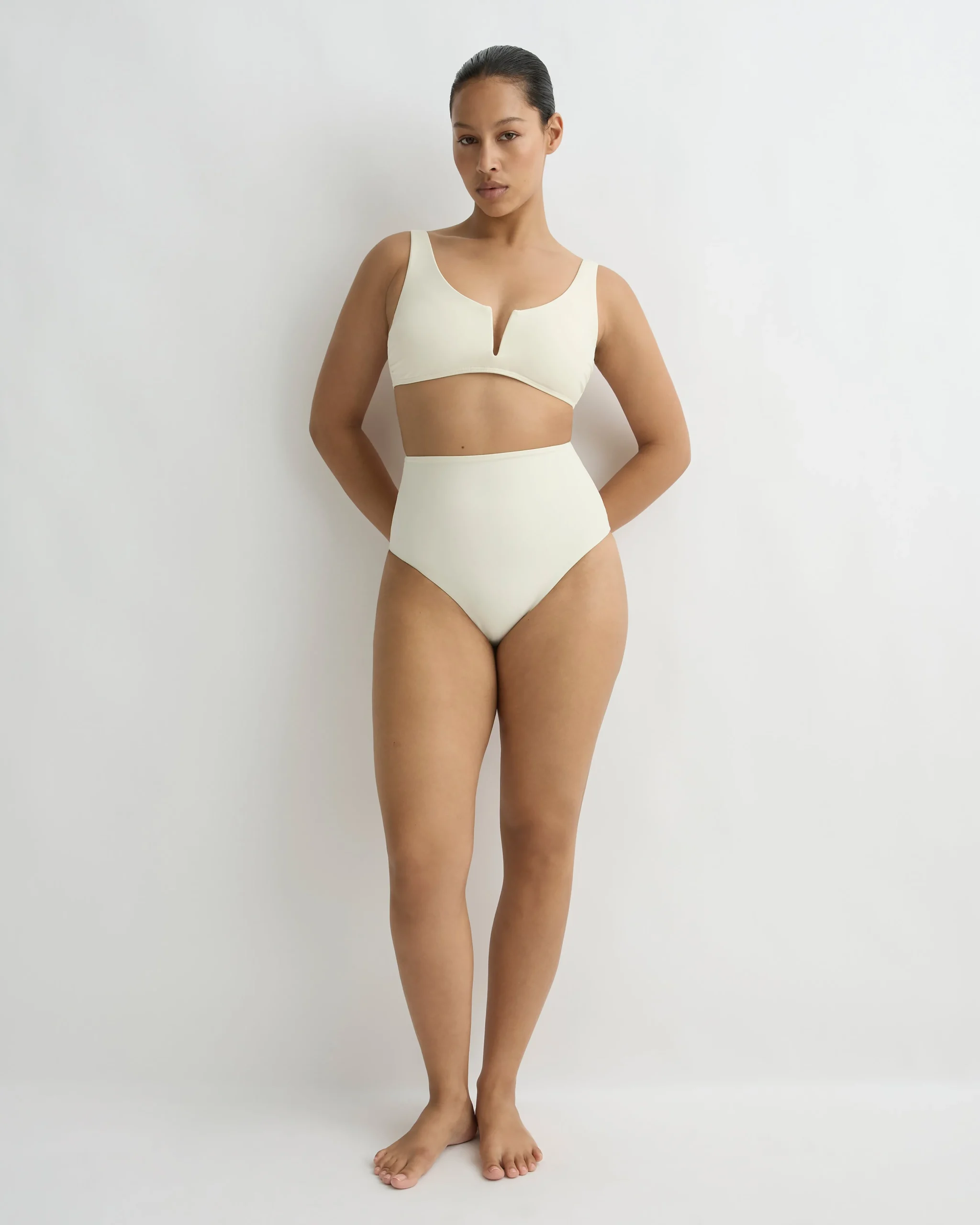 BONDI BORN Bikini Bottoms*Faith Bikini Bottom - (Sculpteur®) Pearl