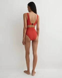 BONDI BORN Bikini Bottoms*Faith Bikini Bottom - (Sculpteur®) Rosso