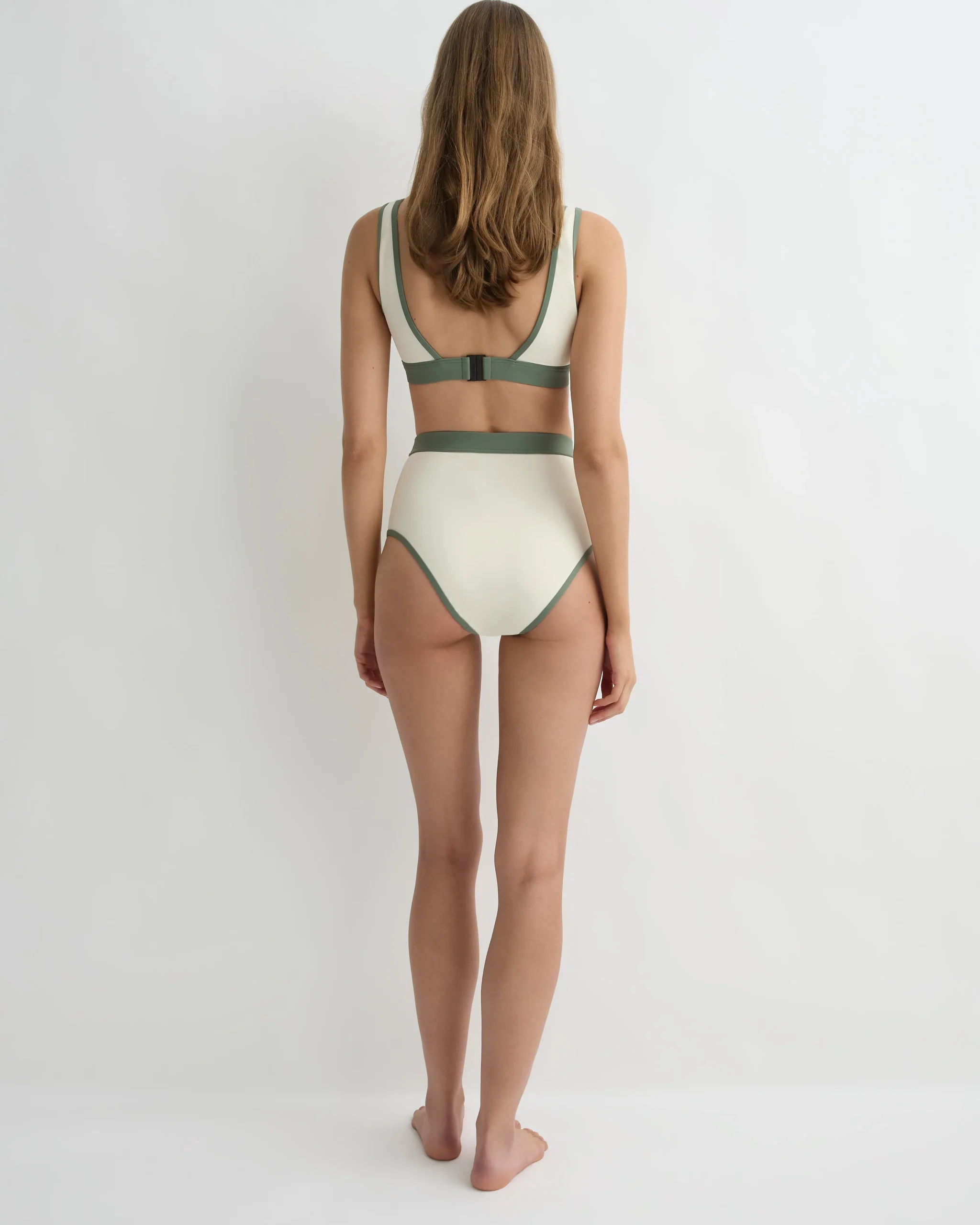 BONDI BORN Bikini Tops*Hayden Bikini Top - Sage (Sculpteur®) sage-contrast