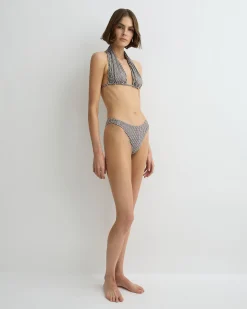 BONDI BORN Bikini Tops*Isabella Bikini Top - Mocha Dot (Embodee™) mocha-dot