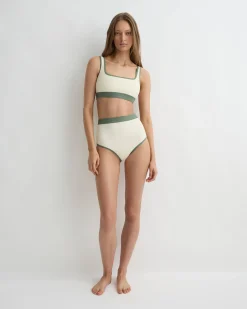 BONDI BORN Bikini Bottoms*Jayde Bikini Bottom - Sage (Sculpteur®) sage-contrast