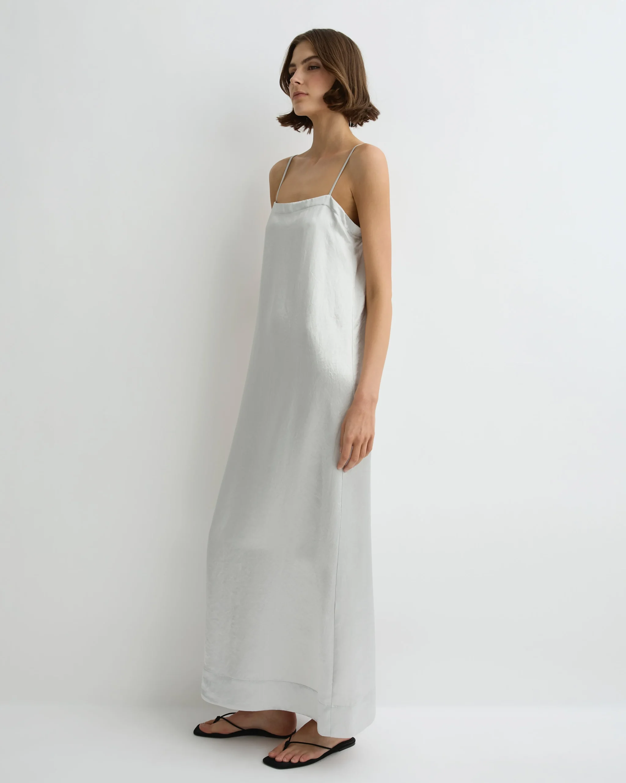 BONDI BORN Midi Dresses|Maxi Dresses*Kobe Maxi Column Dress - platinum