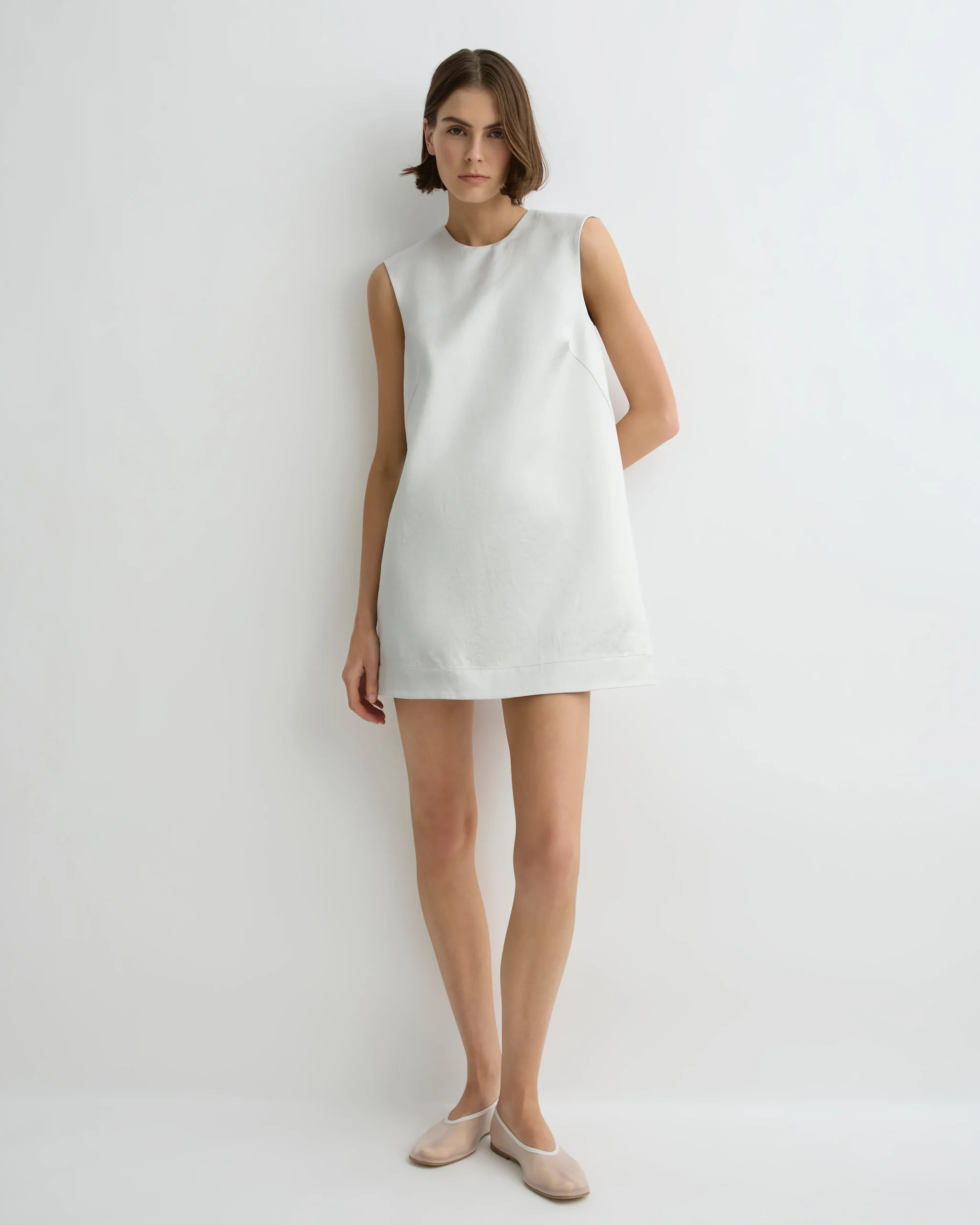 BONDI BORN Dresses*Kobe Mini Shift Dress - platinum
