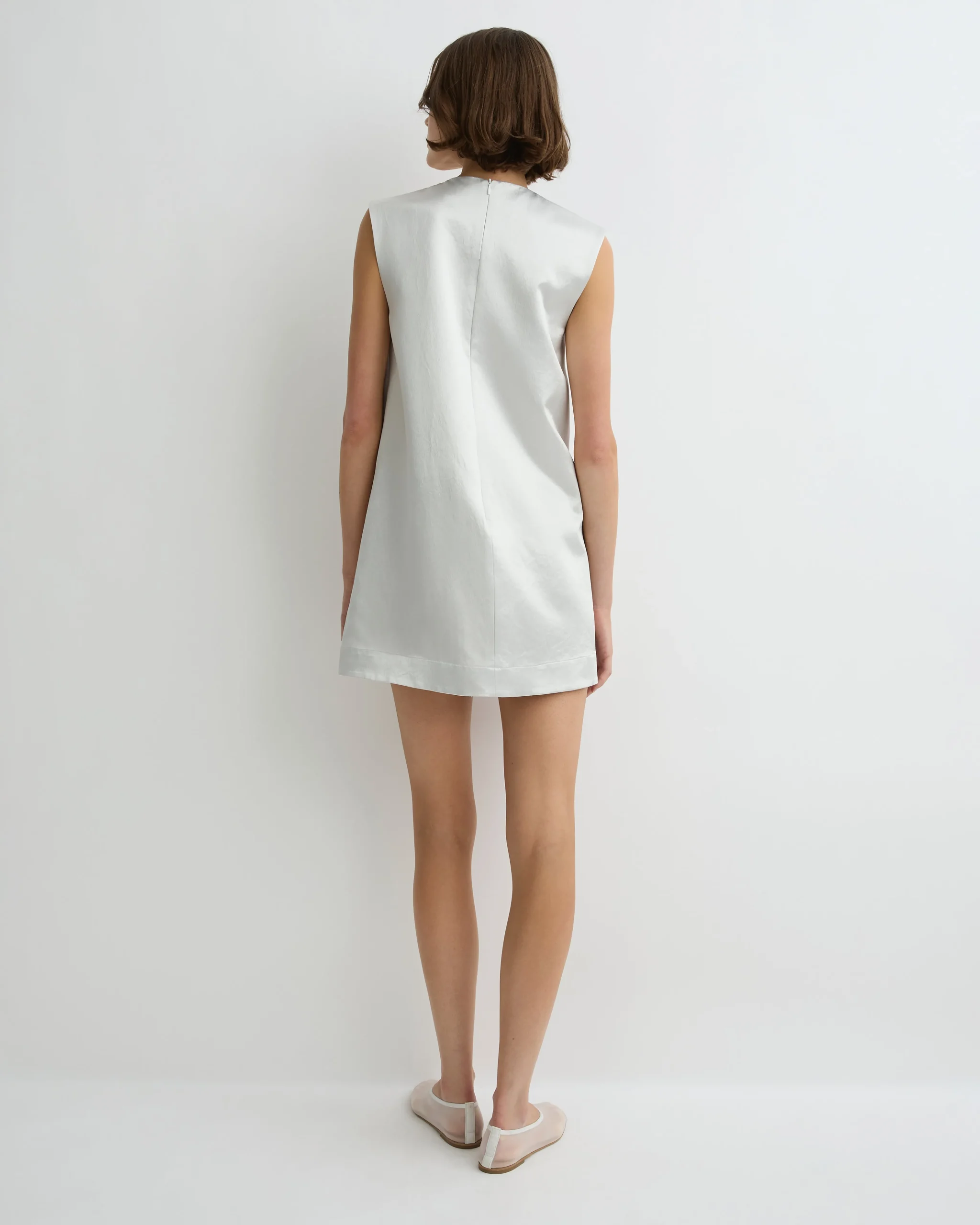BONDI BORN Dresses*Kobe Mini Shift Dress - platinum
