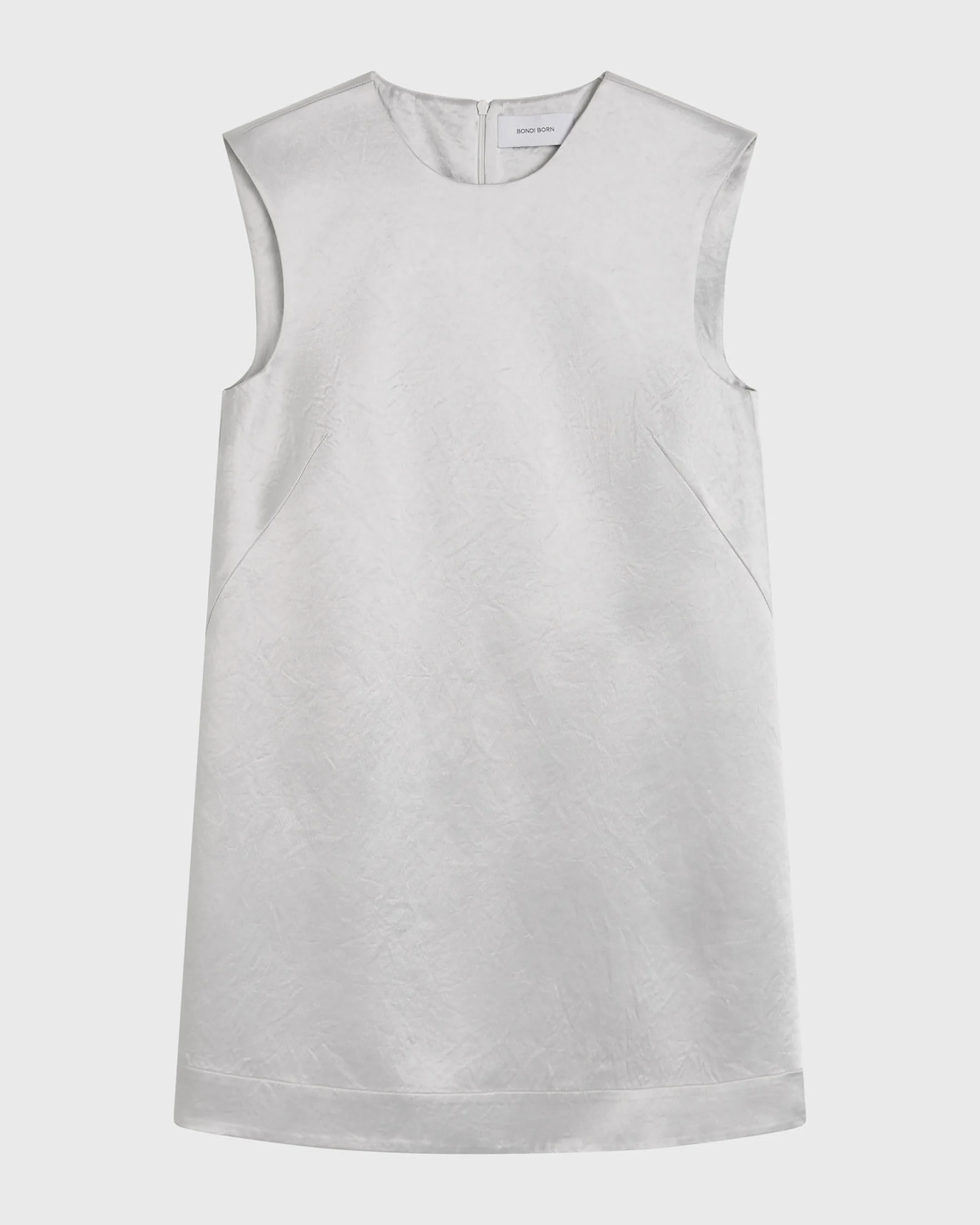 BONDI BORN Dresses*Kobe Mini Shift Dress - platinum