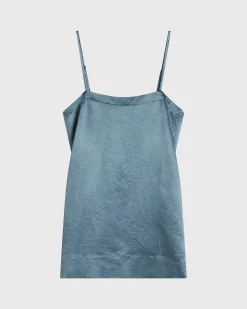 BONDI BORN Dresses|Mini Dresses*Kobe Mini Slip Dress - Steel Blue steel-blue