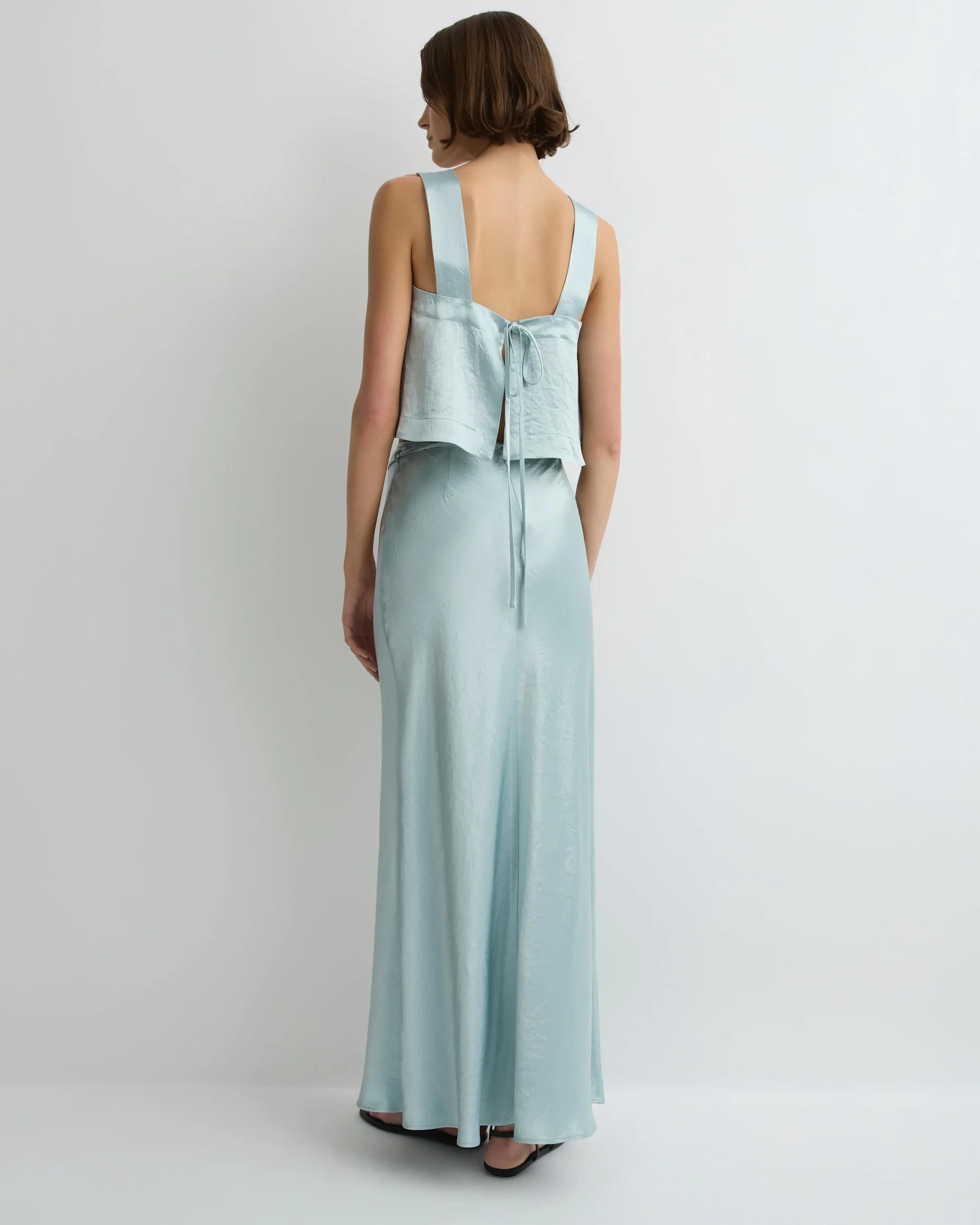 BONDI BORN Tops|Matching Separates*Kobe Tie Back Bodice - Mist