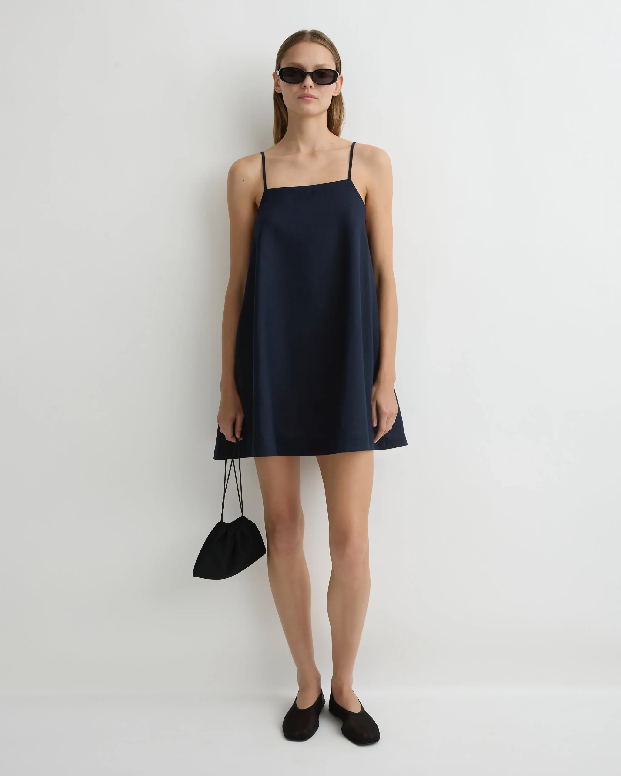 BONDI BORN Mini Dresses|Dresses*Leiden Flared Mini Dress - Navy