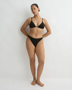 BONDI BORN Bikini Tops*Lulu Bikini Top - (Embodee™) Black