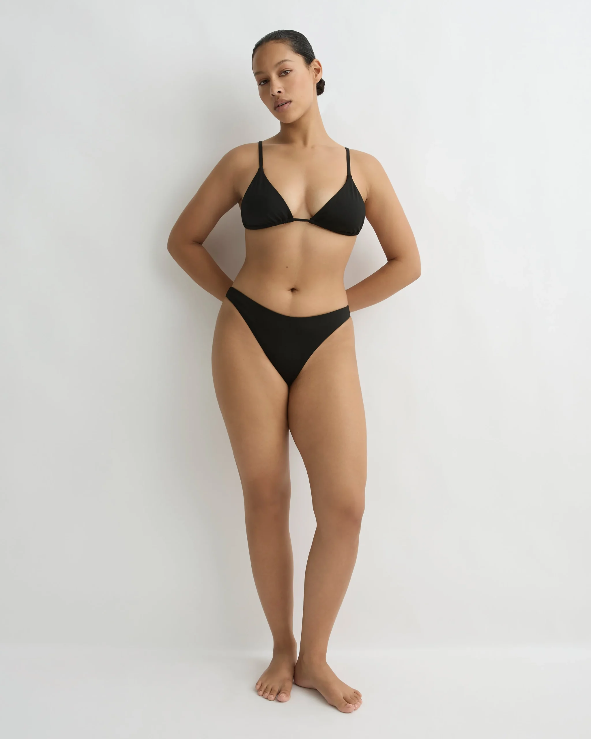 BONDI BORN Bikini Tops*Lulu Bikini Top - (Embodee™) Black