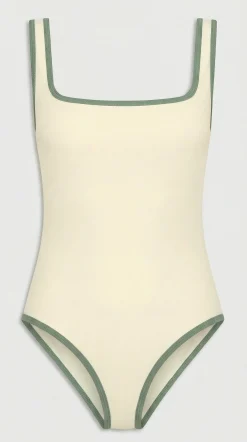 BONDI BORN One Pieces*McKenna One Piece - Sage (Sculpteur®) Sage Contrast