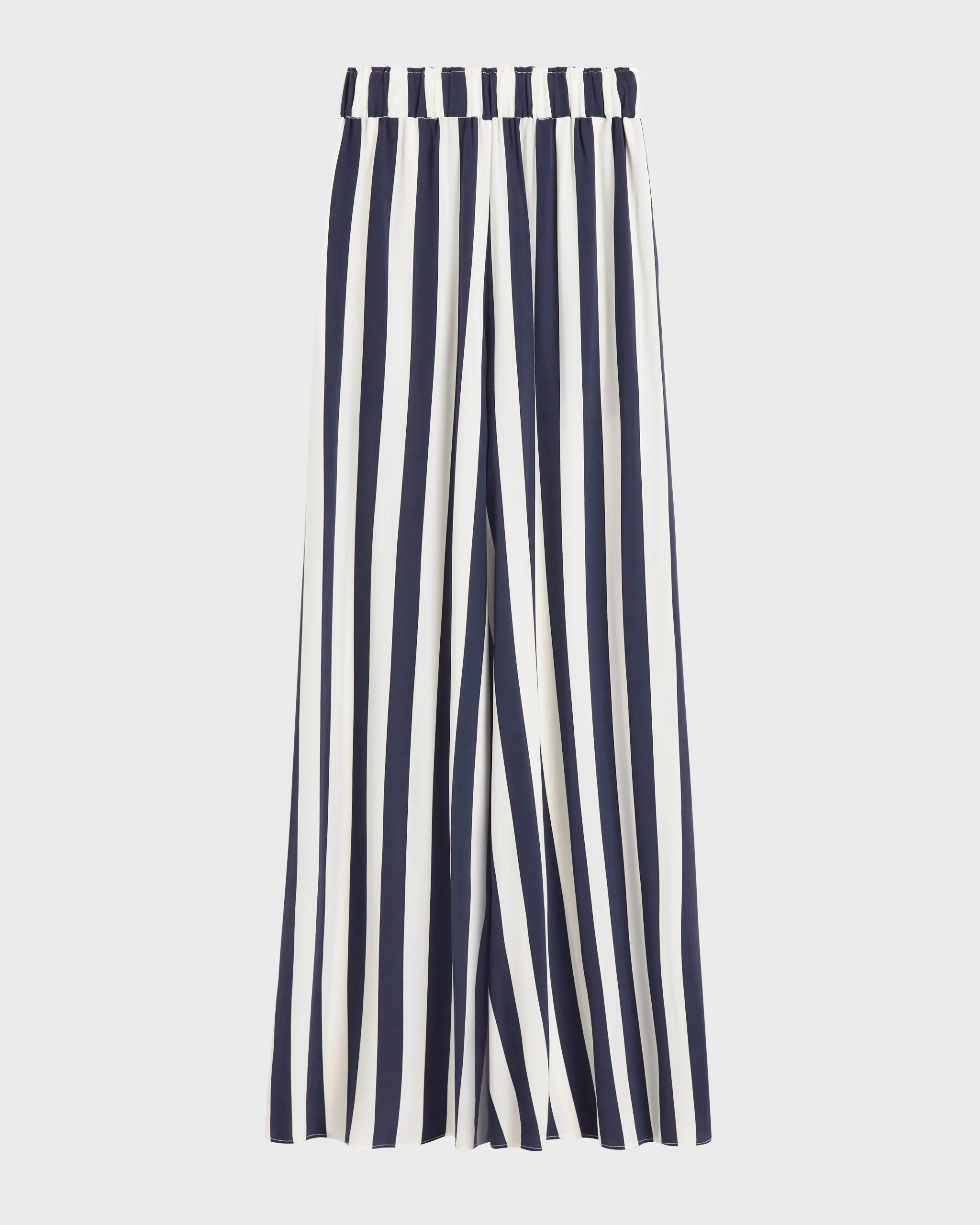 BONDI BORN Matching Separates|Pants & Shorts*Orta Silk Palazzo Pant - Navy Stripe