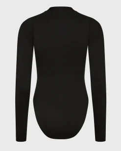 BONDI BORN One Pieces*Parker Long Sleeve One Piece - (Singuleur®) Black