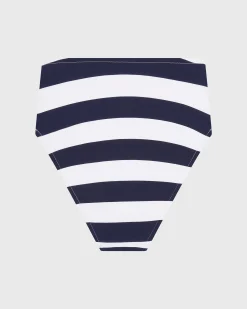 BONDI BORN Bikini Bottoms*Poppy Bikini Bottom – Navy & White Stripe (Embodee™) Navy Stripe