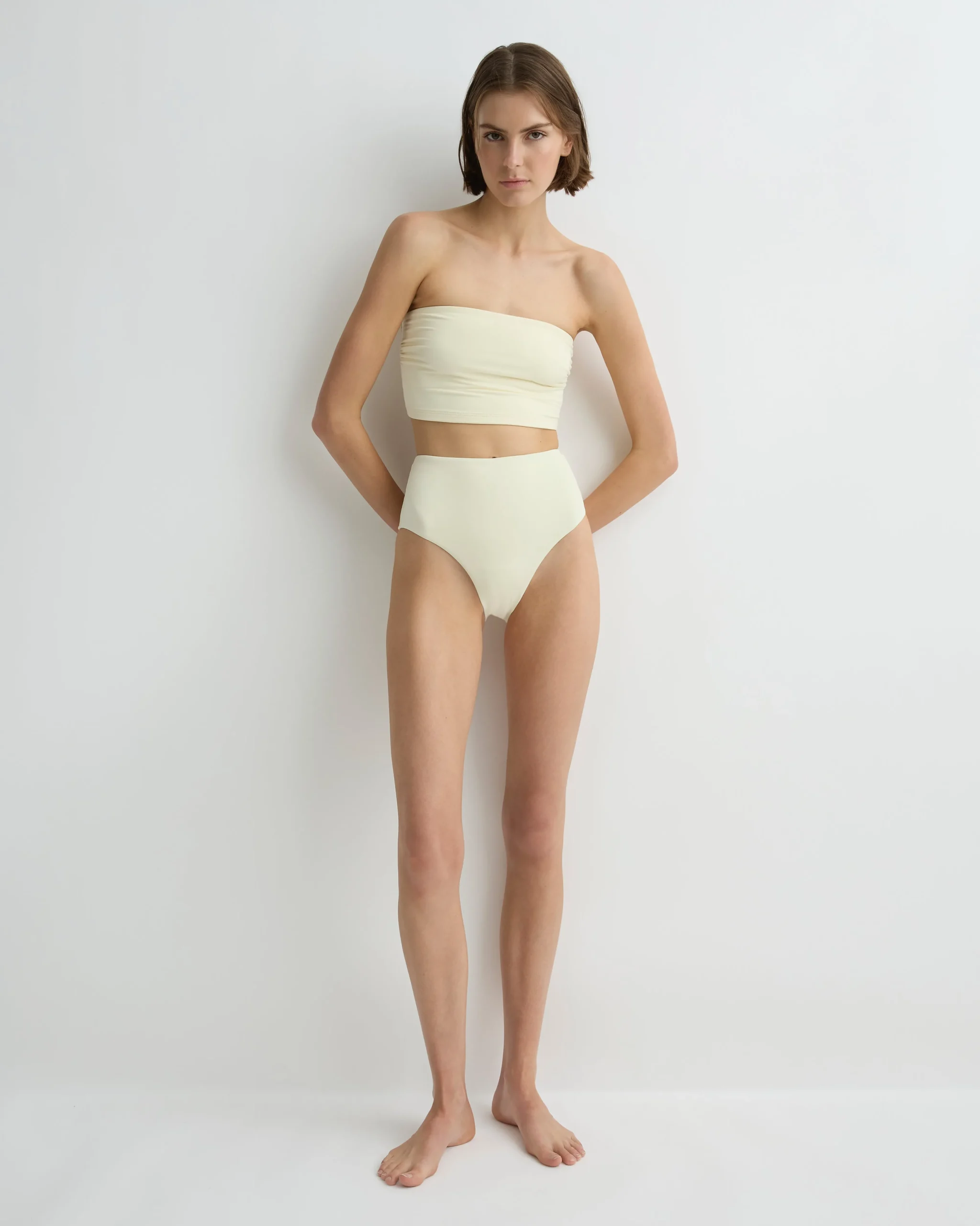 BONDI BORN Bikini Bottoms*Poppy Bikini Bottom - (Embodee™) Porcelain